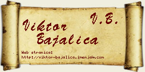 Viktor Bajalica vizit kartica